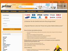 Tablet Screenshot of printor.de